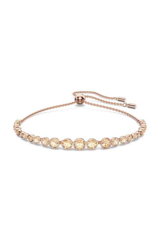 Браслет Swarovski Emily жіночий колір золотий (3189696)