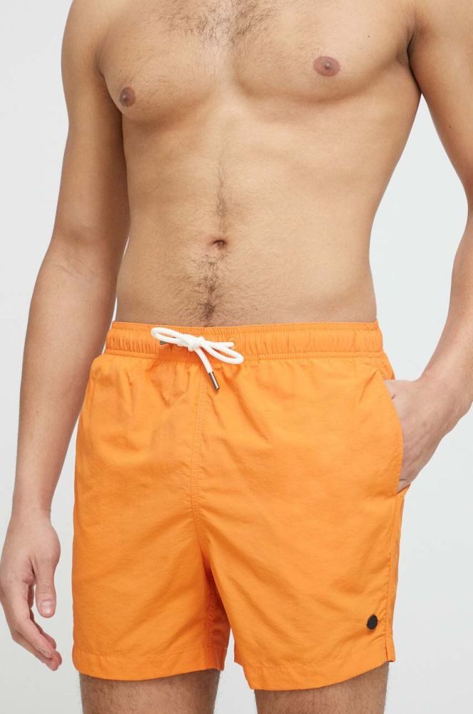 Купальні шорти Superdry колір помаранчевий (3227093)