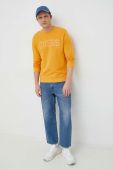 Кофта Guess чоловіча колір жовтий з принтом