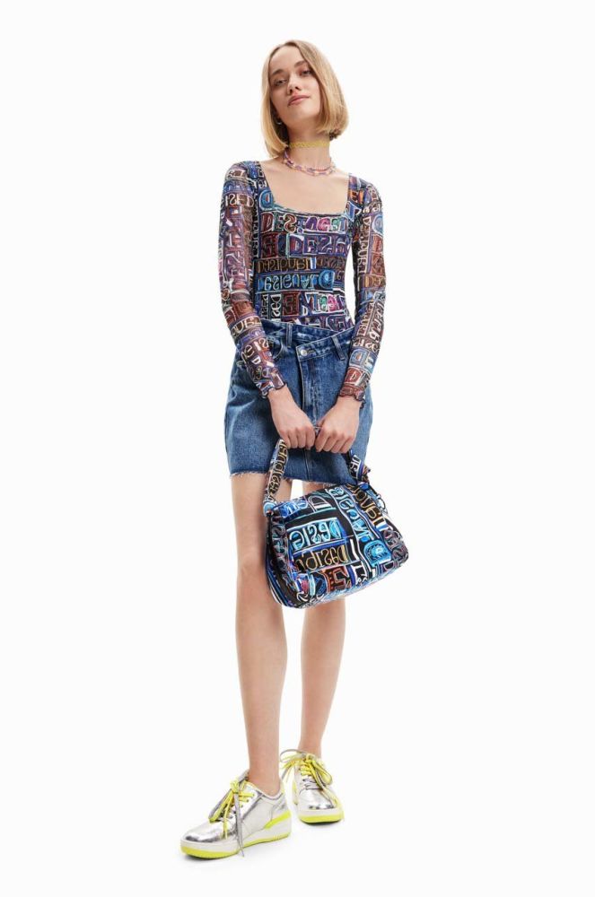 Боді Desigual жіночі колір чорний (2939551)