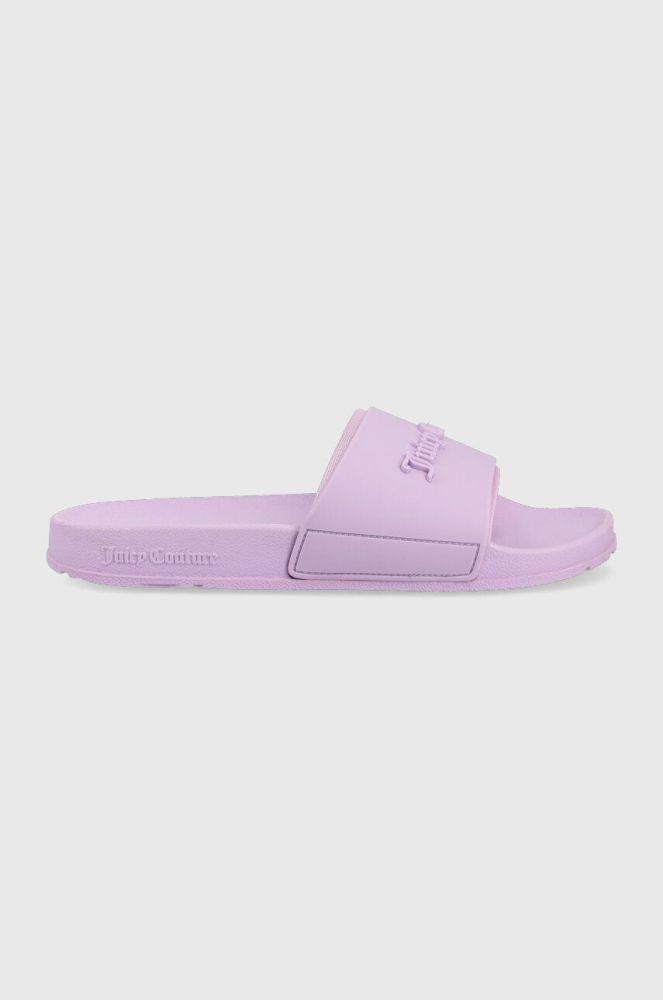Шльопанці Juicy Couture жіночі колір фіолетовий