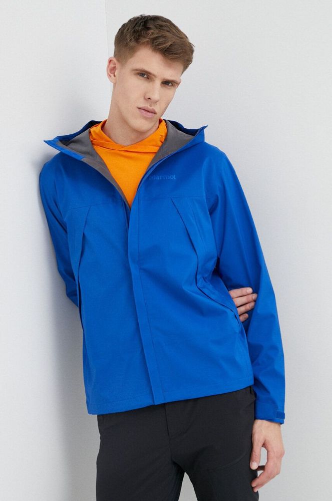 Куртка outdoor Marmot колір блакитний