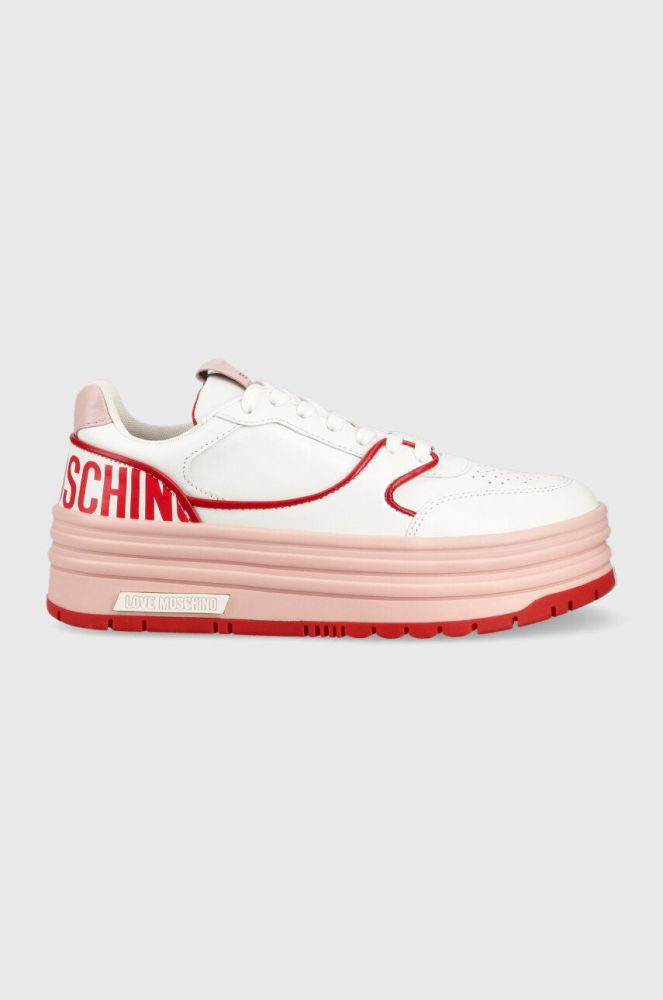 Кросівки Love Moschino Sneakerd Basket 60 колір білий JA15426G1G