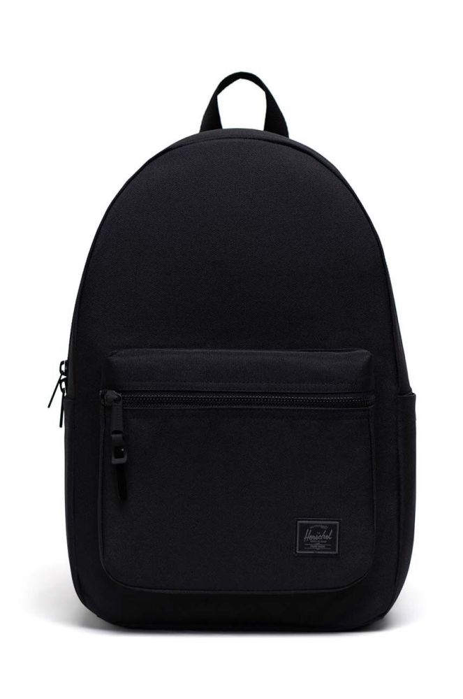 Рюкзак Herschel Settlement Backpack колір чорний великий однотонний