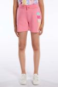 Дитячі шорти Guess колір рожевий з аплікацією регульована талія (3004623)