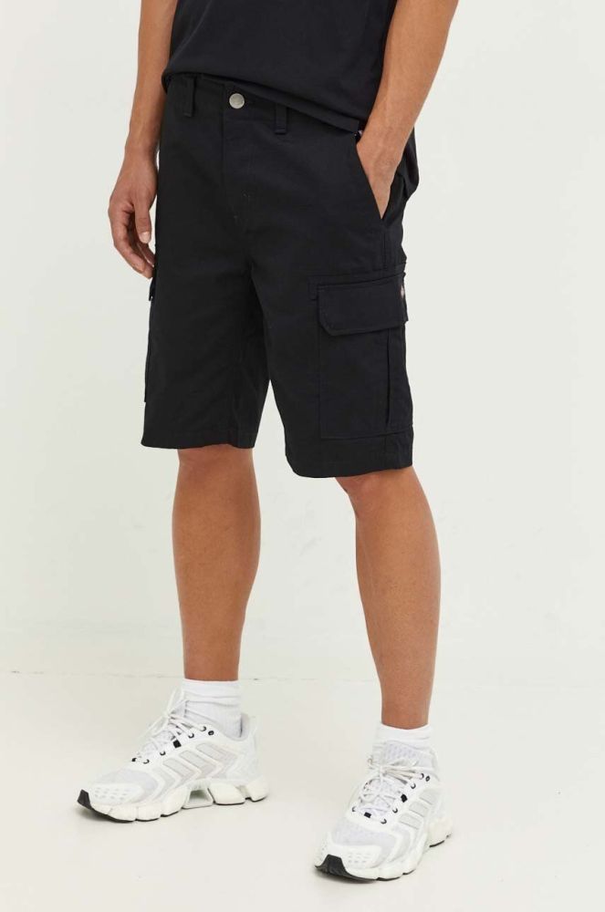 Бавовняні шорти Dickies Millerville колір чорний DK0A4XEDBLK1-BLACK
