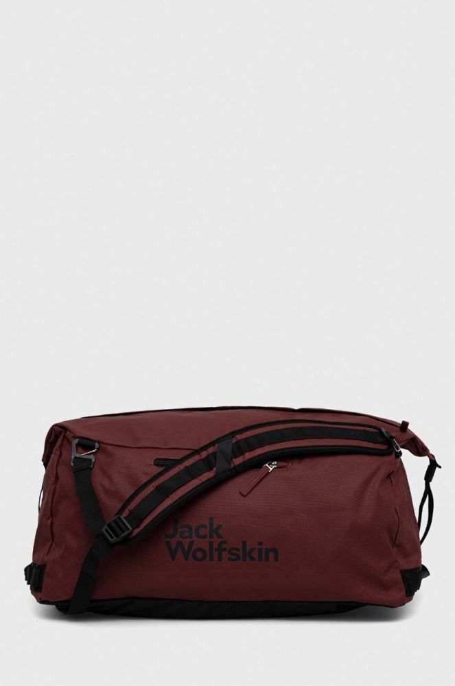 Сумка Jack Wolfskin колір бордовий