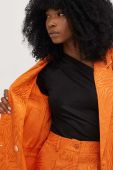 Піджак Answear Lab колір помаранчевий двобортний візерунок