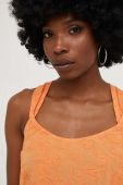 Бавовняний топ Answear Lab колір помаранчевий (3283562)