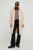 Куртка Answear Lab жіноча колір бежевий зимова oversize (3648985)