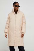 Куртка Answear Lab жіноча колір бежевий зимова oversize (3648985)