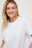 Бавовняна футболка Answear Lab колір білий (3361087)