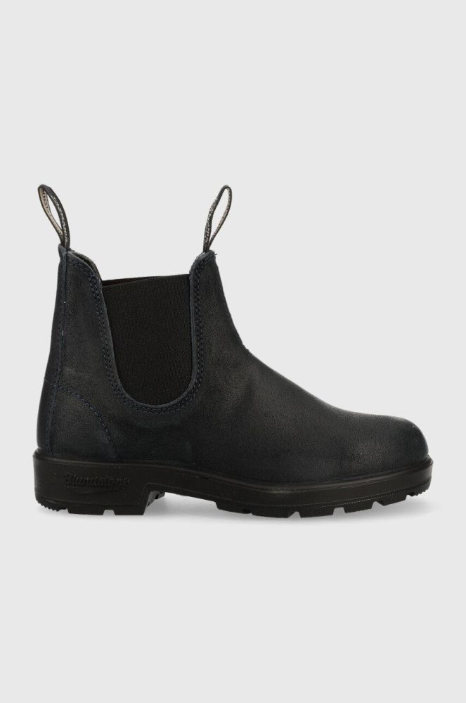 Шкіряні черевики Blundstone 1912 жіночі колір синій на плоскому ходу